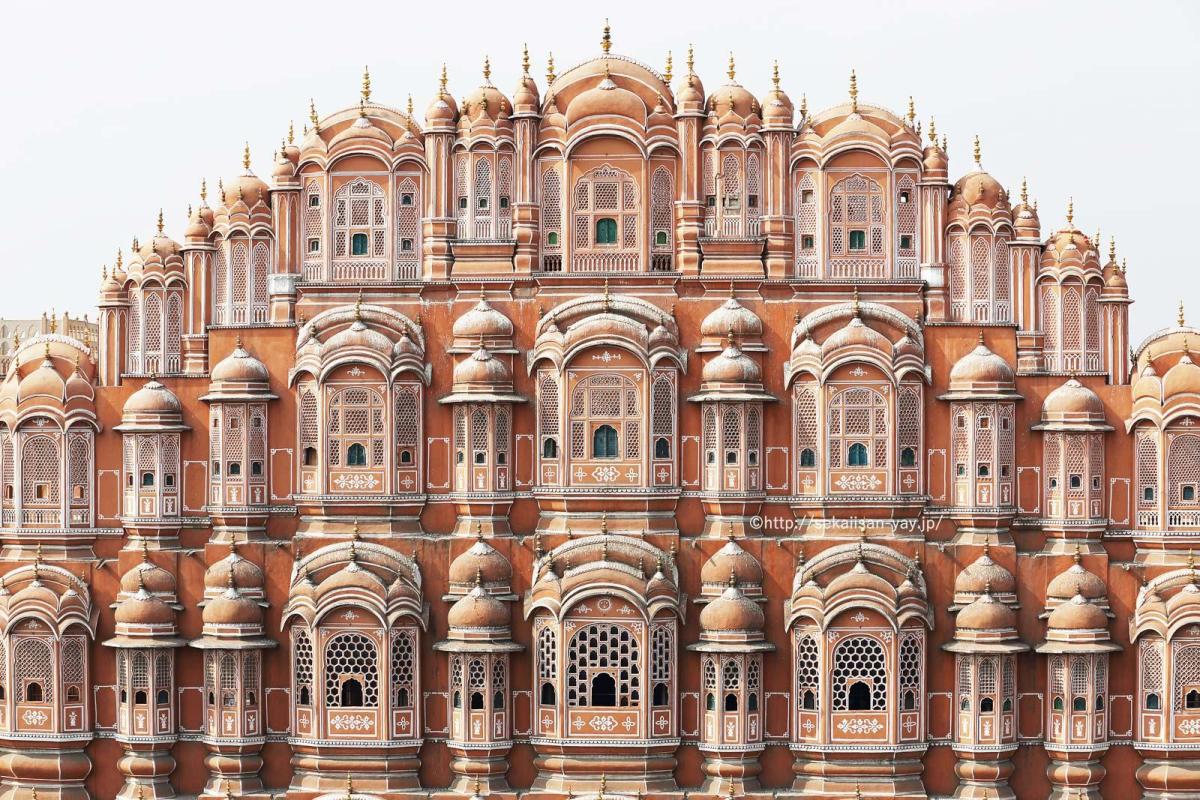 世界遺産フォトギャラリー更新：インド「ラジャスターン州のジャイプール市街」(街並み/シティ・パレス/風の宮殿) 
